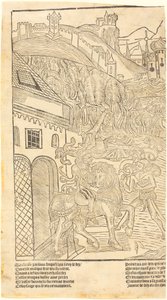 En advarsel mot å spille terninger av French 15th Century