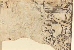 Kristus på et gullsmedkors av French 15th Century