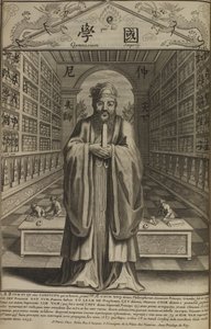 Portrett av den kinesiske tenkeren og sosialfilosofen Confucius 551 fvt 479 fvt