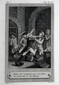 Attentatet på keiseren av Russland Peter III Fyodorovich 17. juli 1762