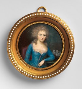 Portrett av en kvinne. av French Painter