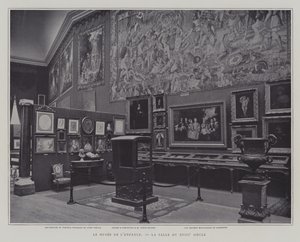 Rom fra 1700-tallet i Barndomsmuseet i Petit Palais, Paris (s/hvitt-bilde) av French Photographer