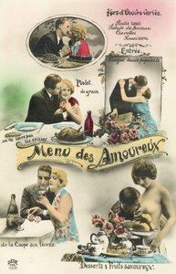En meny for elskere (fargebilde) av French Photographer