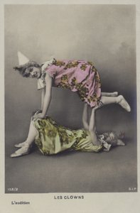 Et par klovner (fargebilde) av French Photographer