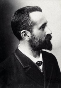 Alphonse Bertillon (1853-1914), fransk lærd, skaper av antropometri. av French Photographer