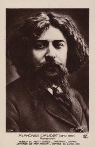 Alphonse Daudet (1840-1897), fransk forfatter av French Photographer