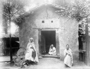 Et eksempel på Kabyle House, Paris Exhibition, 1889 av French Photographer
