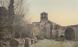 Arles, Les Alyscamps, Saint-Honorat kirke av French Photographer