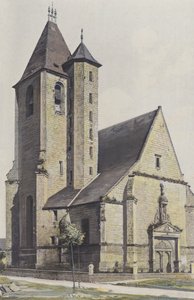 Assier, kirke, ensemble N O av French Photographer