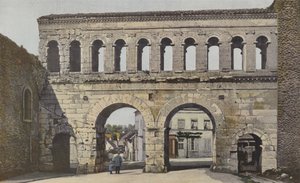 Autun, Porte Saint-Andre, Sammen av French Photographer