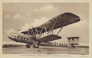 Avion Hengist Hendley Side 42, Type Paris-Londres av French Photographer