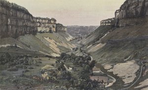 Baume-les-Messieurs, Dalen og landsbyen av French Photographer