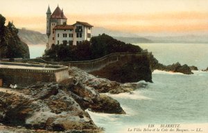 Biarritz, The Villa Belsa, The Cote Des Basques av French Photographer