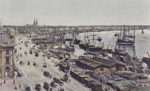Bordeaux, Place Richelieu, Quays Louis XVIII, Chartrons og Bacalan av French Photographer