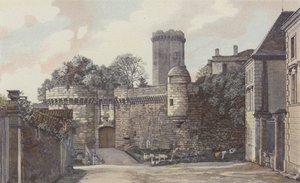 Bourdeilles, Chateau, Inngangssiden av French Photographer