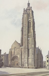 Bressuire, kirke, ensemble S O av French Photographer