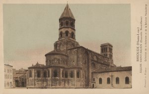 Brioude, Haute-Loire, Saint-Julien-kirken av French Photographer
