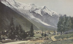 Chamonix, generell visning av French Photographer