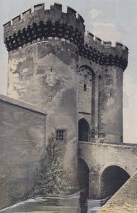 Chartres, Porte Guillaume, Utsikt utenfor byen av French Photographer