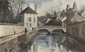 Chatillon-sur-Seine, Saint-Vorles kirke og Perthuis-au-Loup av French Photographer