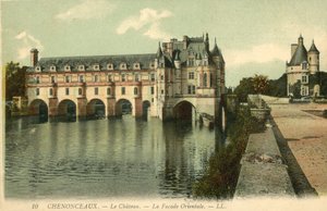 Chenonceaux, Chateau, den østlige fasaden av French Photographer