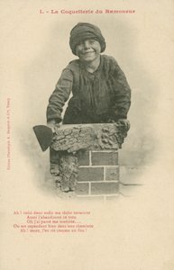 Skorsteinsfeier (s/hvitt bilde) av French Photographer