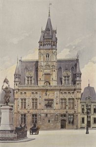 Compiegne, Rådhuset av French Photographer