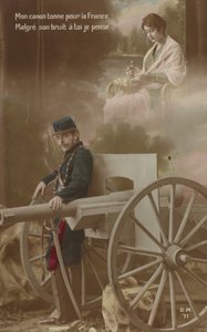 Til tross for støyen fra kanonene for Frankrike, tenker jeg på deg (tonet bilde) av French Photographer