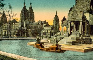 Kolonial utstilling av Marseille, palasset i Indo Kina av French Photographer