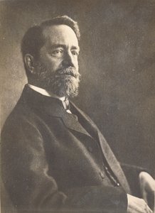 Felix Klein i Paris (s/hvitt bilde) av French Photographer
