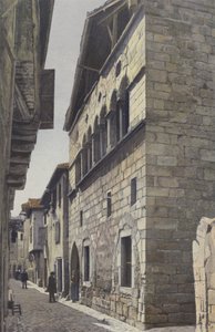 Figeac, hus fra 1200-tallet (Rue Hortabadial) av French Photographer