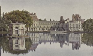 Fontainebleau, Palace, Utsikt tatt fra karpedammen av French Photographer