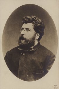 Georges Bizet , fransk komponist, hovedsakelig av operaer (1838-1875) av French Photographer