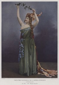 Georgette Brejean-Graviere som feen i Cendrillon (farget bilde)