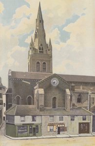 Grenoble, Saint-Andre-kirken, Cote N av French Photographer