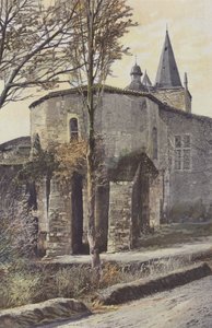 Hagetmau, kirke, Cote de labside av French Photographer