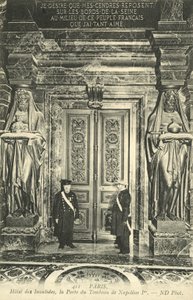Hotel Des Invalides, Paris (s/hvitt-bilde) av French Photographer