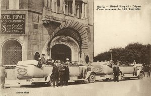 Hotel Royal, Metz, Frankrike (s/hvitt-bilde) av French Photographer