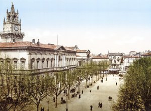 Avignon rådhus og Place de l