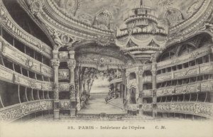 Interiør i Operaen, Paris av French Photographer
