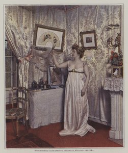 Jane Hading , fransk sceneskuespillerinne (fargebilde) av French Photographer
