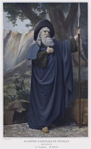 Jean-Francois Delmas som Vandreren i Siegfried (farget bilde)