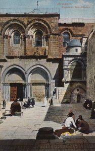 Jerusalem, fasade av Den hellige grav av French Photographer