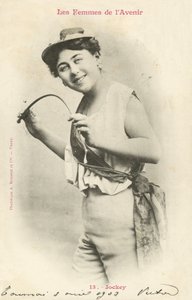 Jockey, fremtidens kvinne av French Photographer
