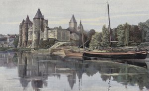 Josselin, Chateau av Rohan-familien av French Photographer