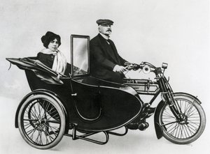 Jouve & Co. sidevogn, 1914 av French Photographer