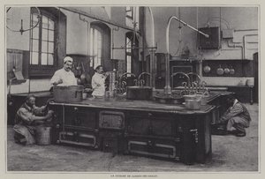 Kjøkkenet til Lycee Janson-de-Sailly, Paris (s/h foto) av French Photographer