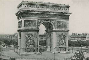 LArc de Triomphe, Triumfbuen (fotogravyr) av French Photographer