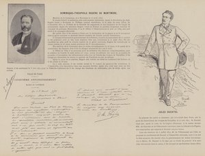 Paris-kommunen, Dominique-Theophile Regere De Montmore, Jules Ducatel (s/hv-bilde) av French Photographer