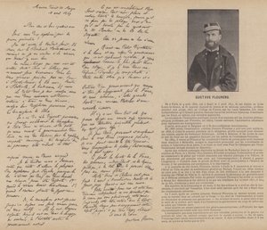 Paris-kommunen, Gustave Flourens (s/hvitt-bilde) av French Photographer